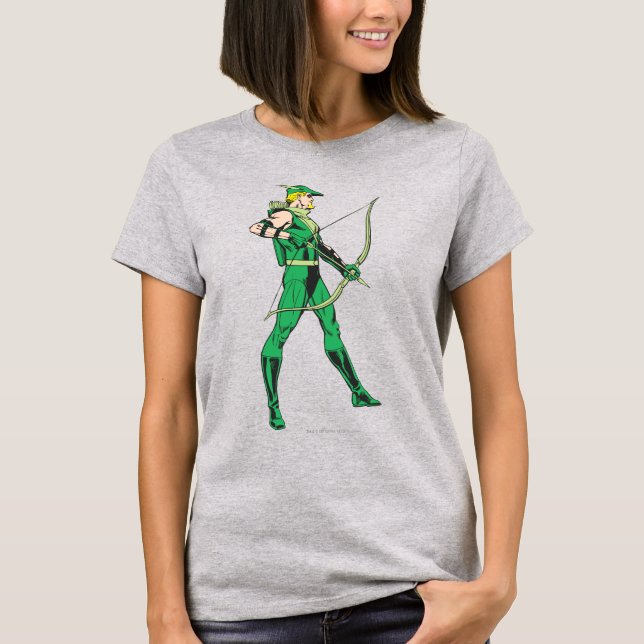 Camiseta Perfil de Seta Verde (Frente)