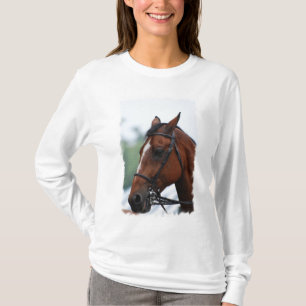 Camiseta Perfil de um quarto Hoody do cavalo