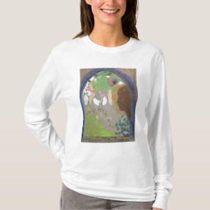 Camiseta Perfil de uma mulher em uma janela, c.1912