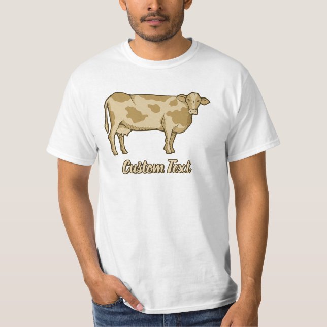Camiseta Perfil de Vaca T-Shirt (Frente)