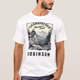 Camiseta Perfil do Avô Mountain - Carolina do Norte