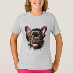 Camiseta Perfil do Bulldog Francês
