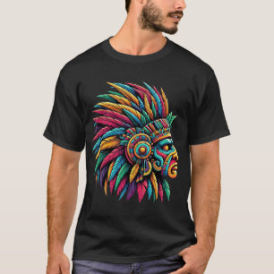 Camiseta Perfil do guerreiro maia asteca