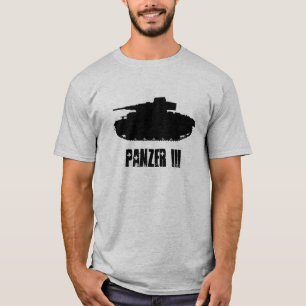 Camiseta Perfil do tanque de Panzer III, T do t-shirt