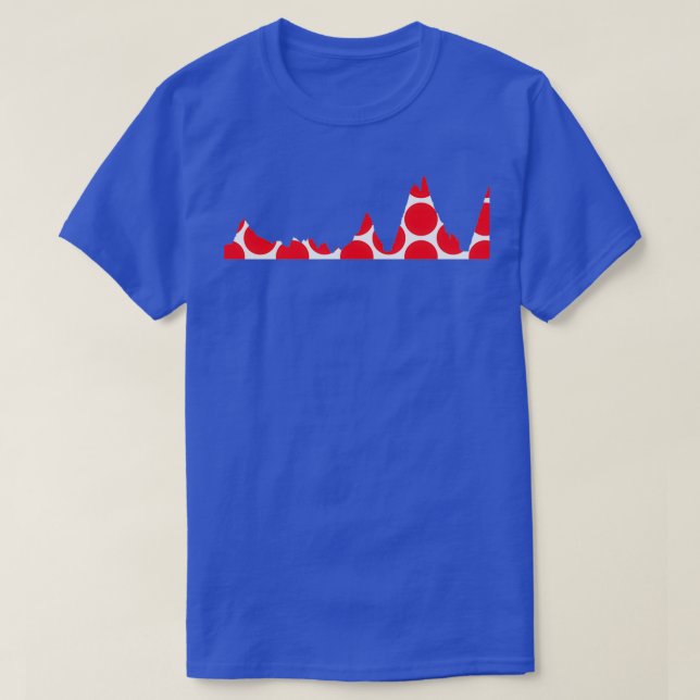 Camiseta Perfil Red Bolinhas Mountain (Frente do Design)