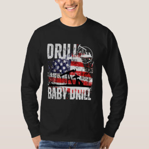 CAMISETA PERFURE BEBÊ PERFURE CAMPO DE PETRÓLEO BANDEIRA AM