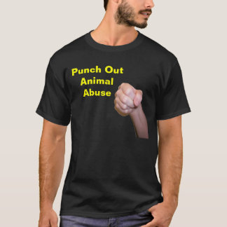 Camiseta Perfure para fora o abuso animal