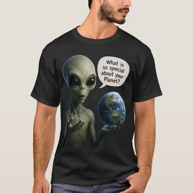 Camiseta Pergunta Alien (Frente)
