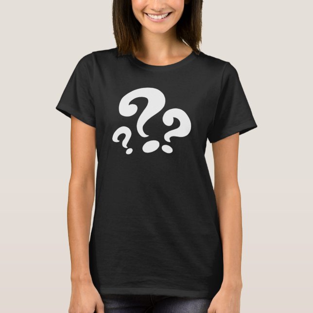 CAMISETA PERGUNTA ESCRITA (Frente)