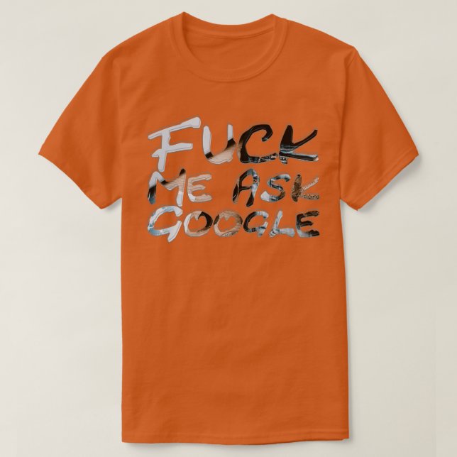 Camiseta Perguntar ao Google (Frente do Design)