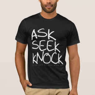 Camiseta Perguntar Knock — versão de DRuss