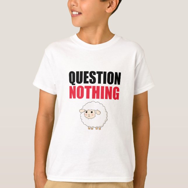 Camiseta Perguntar Nada de Ovinos (Frente)