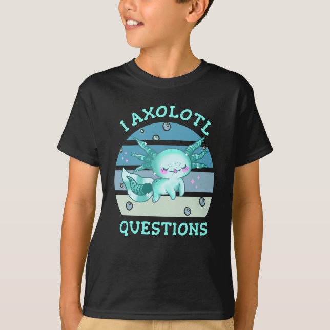 Camiseta Perguntas axolotais (Frente)