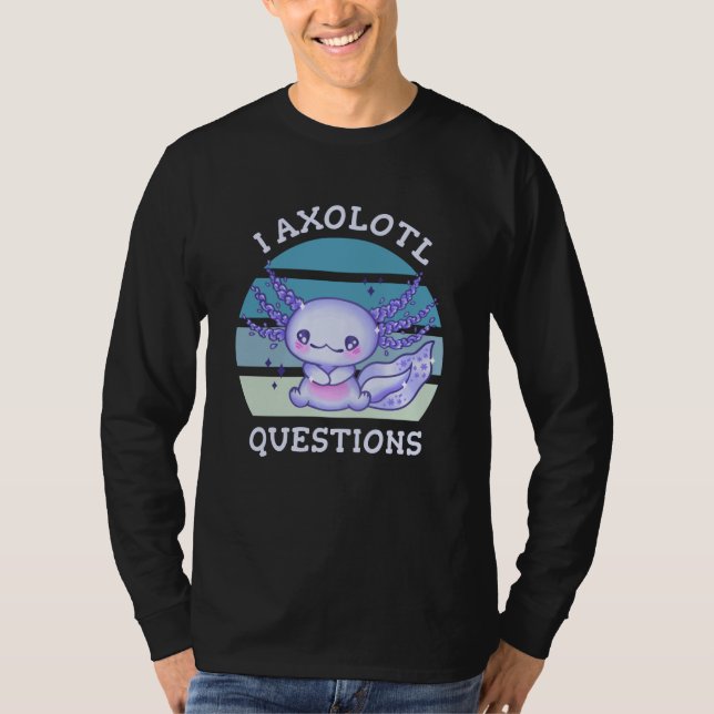 Camiseta Perguntas axolotais (Frente)