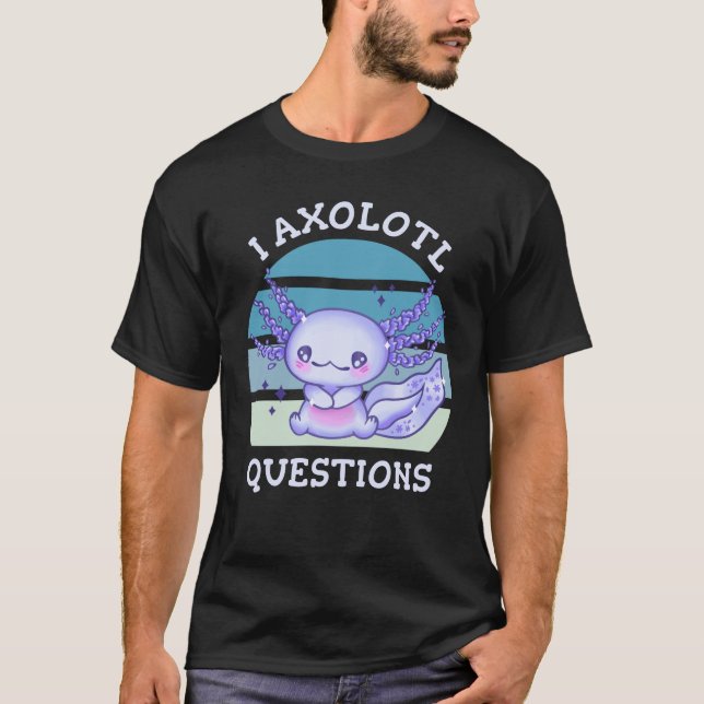 Camiseta Perguntas axolotais (Frente)