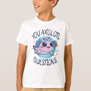 Camiseta Perguntas axolotl