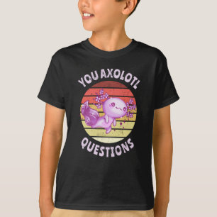 Camiseta Perguntas axolotl