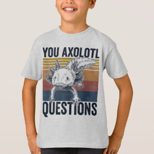 Camiseta Perguntas axolotl