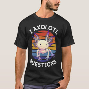 Camiseta Perguntas do Axolote Salamandra Mexicana Peixe An