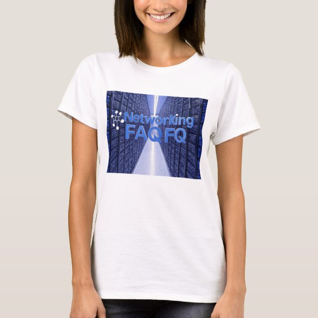 Camiseta Perguntas frequentes sobre a rede (Frente)