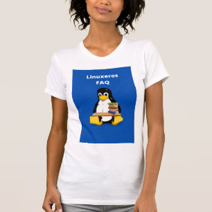 Camiseta Perguntas frequentes sobre Linuxeros
