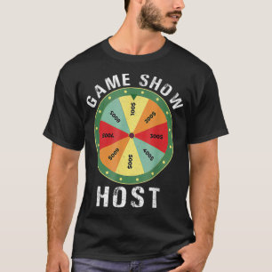 Camiseta Perguntas noturnas sobre jogos do host da Trivia d