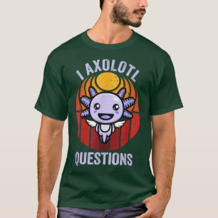Camiseta Perguntas Retro Engraçadas Crianças Aolotl