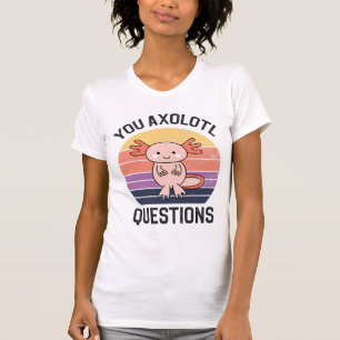 Camiseta Perguntas sobre o Axolotl