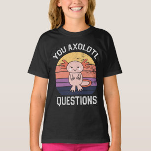 Camiseta Perguntas sobre o Axolotl