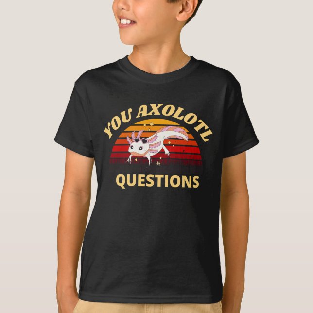 Camiseta Perguntas sobre o Axolotl (Frente)