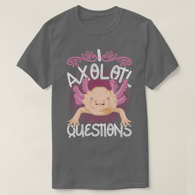 Camiseta Perguntas sobre Salamandra I Axolotl no México (Frente do Design)