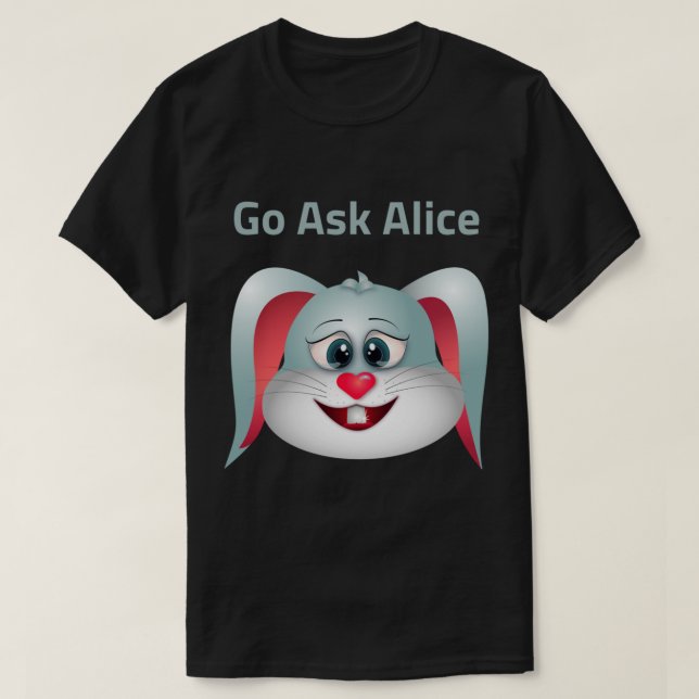 Camiseta Pergunte a Alice (9) (Frente do Design)