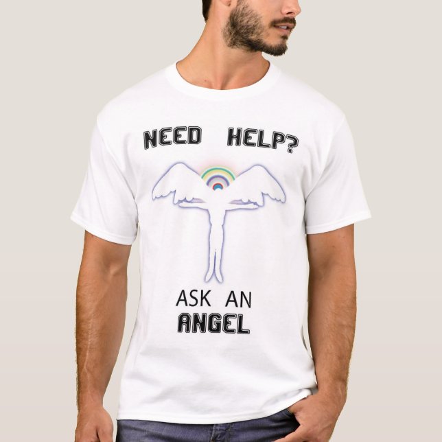 Camiseta Pergunte a um anjo (Frente)