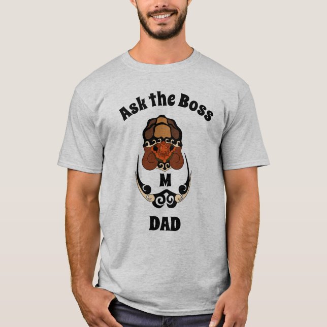 Camiseta Pergunte ao Chefe Engraçado Tortoise Refrigeração (Frente)