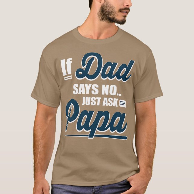 Camiseta Pergunte ao Papai (Frente)