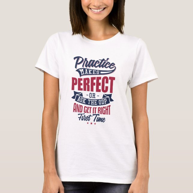 Camiseta Pergunte ao T-Shirt Novelty ODP (Frente)