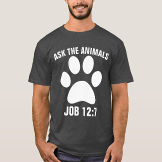 Camiseta PERGUNTE AOS ANIMAIS T-Shirts CAT
