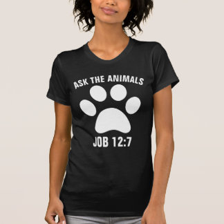 Camiseta PERGUNTE AOS ANIMAIS T-Shirts CAT