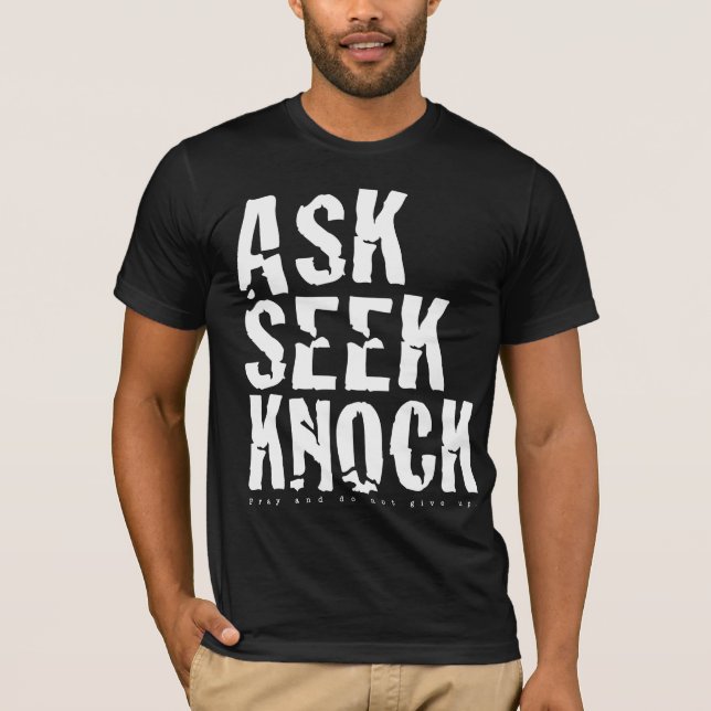 Camiseta Pergunte Knock Cracking T-shirt (Frente)