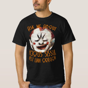 Camiseta Pergunte-me sobre a minha IRMÃ VICIOSA LINN OREGON
