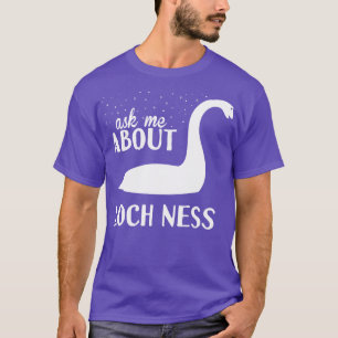 Camiseta Pergunte-Me Sobre Loch Ness