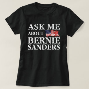 Camiseta Pergunte-me sobre máquinas de lixar de Bernie