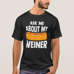 Camiseta Pergunte-Me Sobre Meu Cachorro Cachorro Cachorro S