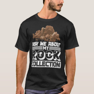 Camiseta Pergunte-Me Sobre Meu Coletor De Coleções De Rock