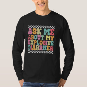 Camiseta Pergunte-me Sobre Meu Humor Adulto Irreverente Dia