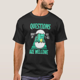 Camiseta Pergunte-Me Sobre Minha Trex