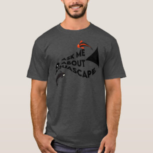 Camiseta pergunte-me sobre o aquascape