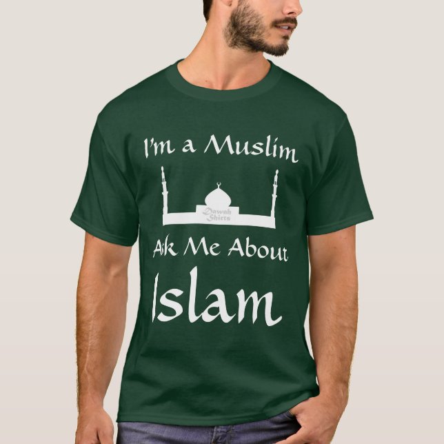 Camiseta Pergunte-me sobre o Islão 2,0 (Frente)