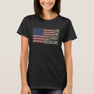 Camiseta Pergunte-me sobre o Marketing do Agente de Seguro