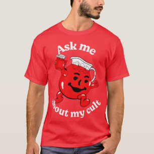 Camiseta Pergunte-me sobre o meu culto